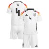 Original Trikotsatz Deutschland Tah 4 Heimtrikot EURO 2024 Für Kinder